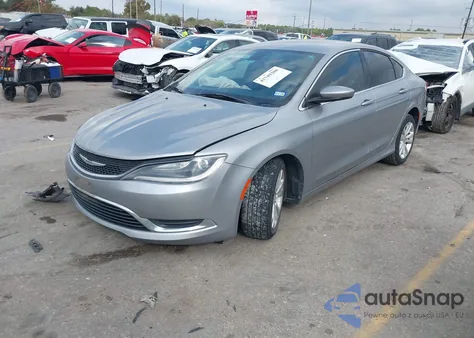 2016 Chrysler 200 Limited z USA, uszkodzony, nr VIN 1C3CCCAB0GN132487